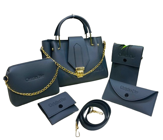 iShopping - RG Shop Dior Hand Bag Clutch & pouches 5-pcs -Grey