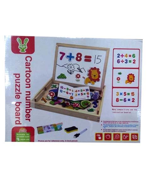 iShopping - Planet X Magnetic Black & White Board With Cartoons and Numbers (PX-10301)