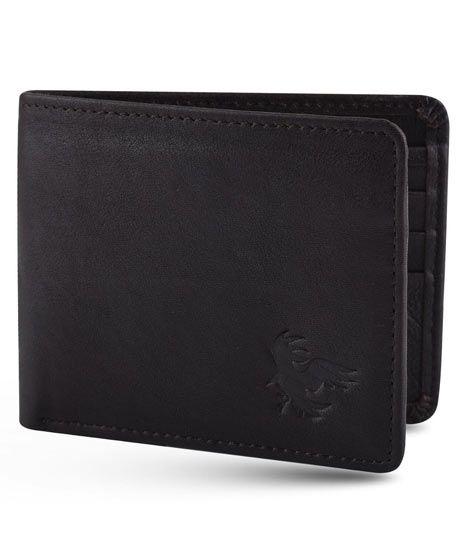 iShopping - Blackbird Leathers Handmade Leather Wallets For Men Black (0006)