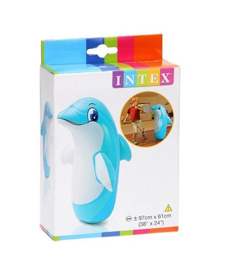 iShopping - Planet X Intex 3D Inflatable Dolphin Punching Bop (PX-10563)