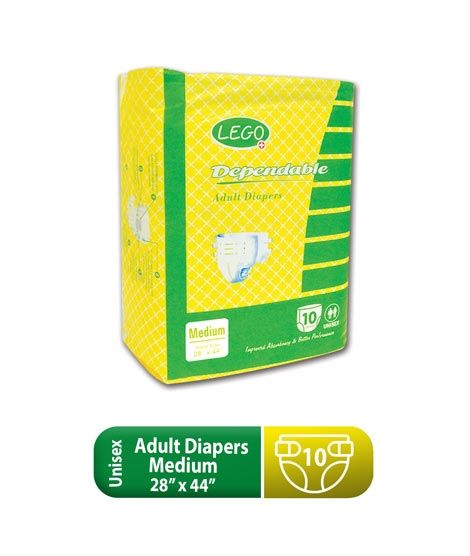 iShopping - Mtek Hygiene Lego Adult Diaper Medium Pack of 10