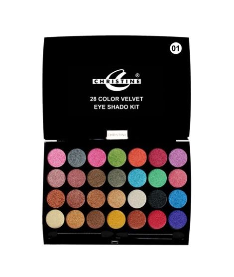 iShopping - Beauty Hub Christine Velvet Eyeshadow Kit 28 Colors