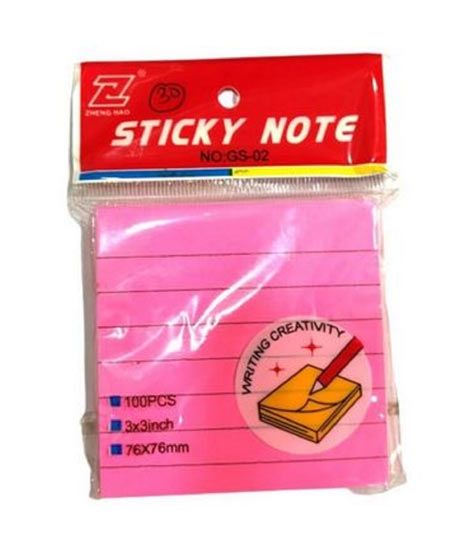 iShopping - M Stationers Multi-Color Sticky Note Pad - 100 Sheets