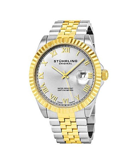 iShopping - Stuhrling Original Coronet Men's Watch Two Tone (599G.04)