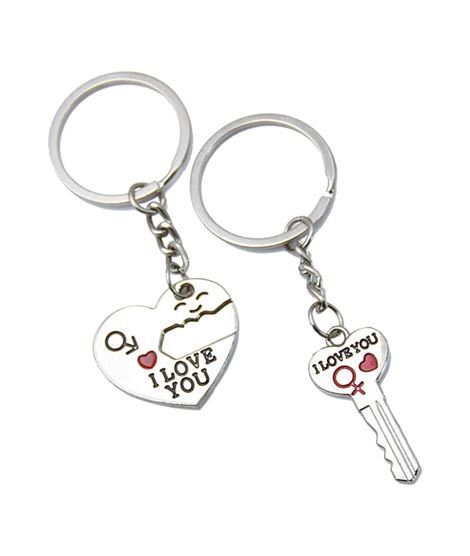 iShopping - Afreeto Romantic Couple Keychain Heart Key Set