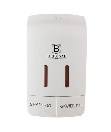 iShopping - Aabis 2 in 1 Manual Soap Dispenser White