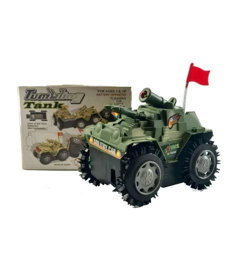 iShopping - Afreeto Army Tank Truck Toy Set For Kids - Pack of 2
