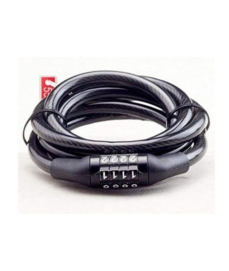 iShopping - Ferozi Traders 4 Digit Numeric Cable Lock for Bicycle