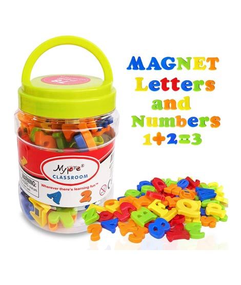 iShopping - Afreeto Magnetic Alphabet Letters and Numbers for Toddlers - 78Pcs