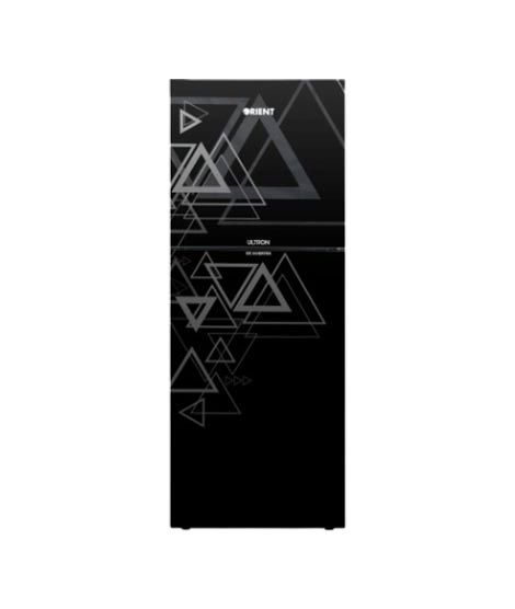 iShopping - Orient Ultron 380I Freezer-On-Top Inverter Refrigerator 13 Cu Ft Triangle Black