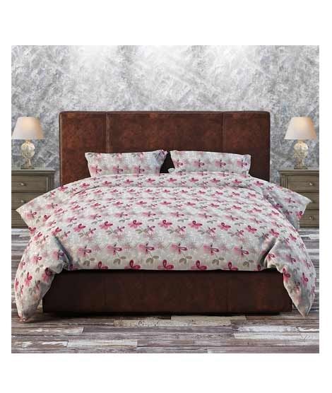 iShopping - Jamal Home King Size Bed Sheet With 2 Pillows (0013)