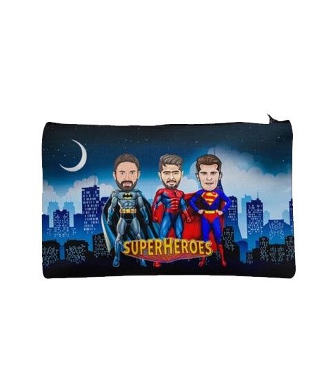 iShopping - Traverse Super Heros Digitally Printed Pencil Pouch (T731)