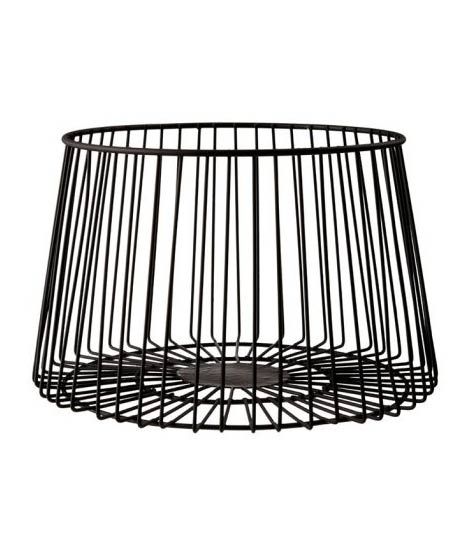 iShopping - Premier Home Vertex Deco Large Fruit Basket - Matte Black (507074)