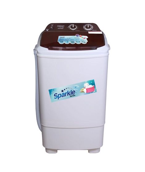 iShopping - Homage Sparkle Top Load Semi Automatic Washing Machine Ivory (HW-4991)