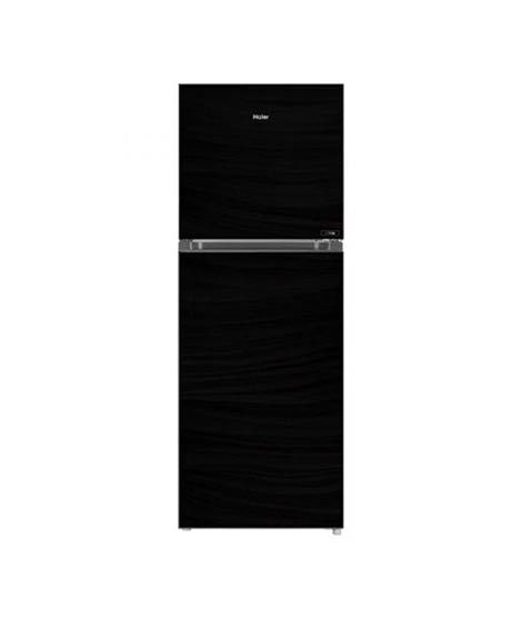 iShopping - Haier E-Star Glass Door Freezer-On-Top Refrigerator 15 Cu Ft Black (HRF-538-EP)