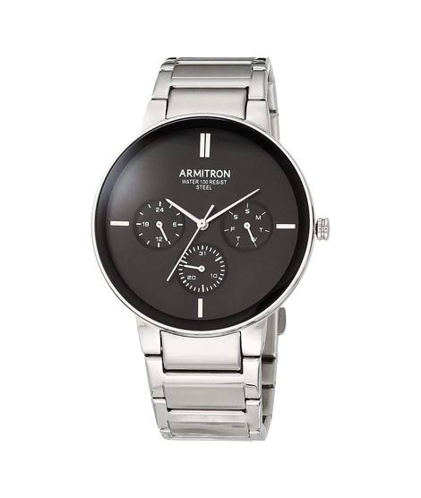 iShopping - Armitron Men's Watch Silver (20/5451BKSV)