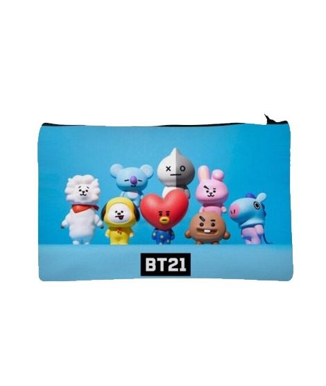 iShopping - Traverse BT-21 Digitally Printed Pencil Pouch (T646)