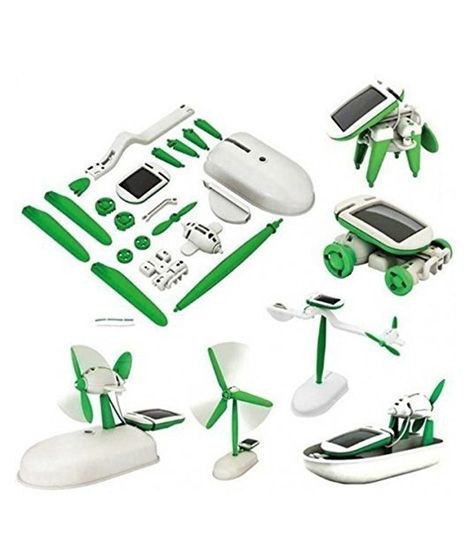 iShopping -  Planet X Diy Solar Robot Kit White & Green (PX-9171)