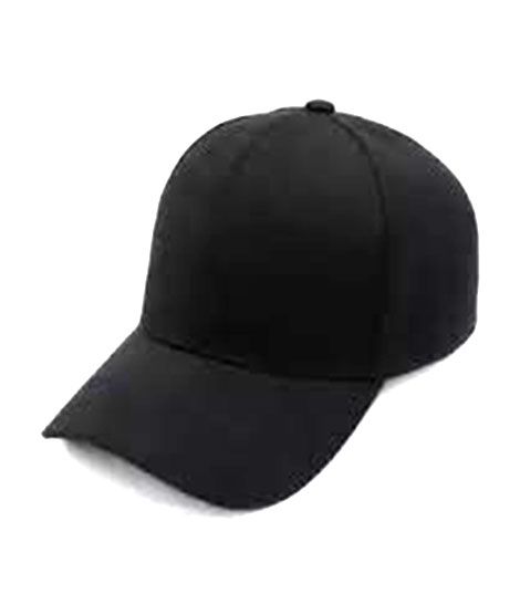 iShopping - A & S Plain Cotton Cap For Men Black