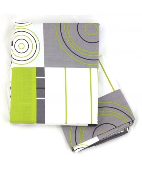iShopping - AAM Printed Double Bed Sheet With 2 Pillowcase (1533-29)