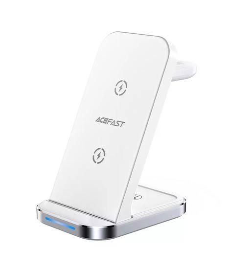 iShopping - Acefast E15 Desktop 3 in 1 Wireless Charger White (ACE-0008)