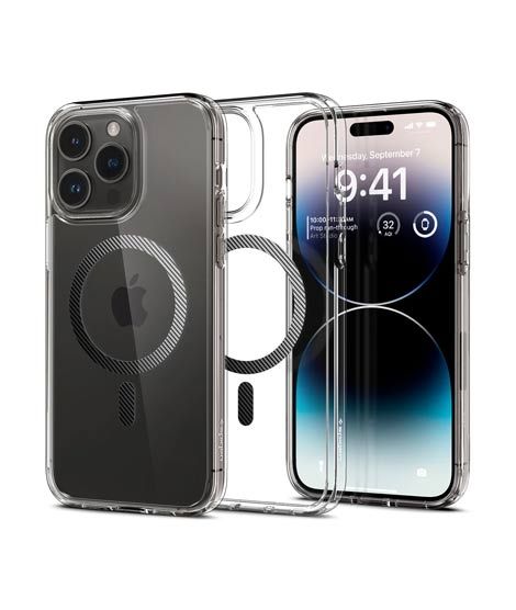 iShopping - Spigen Ultra Hybrid (MagFit) Case For iPhone 14 Pro Max Carbon Fiber (ACS04827)