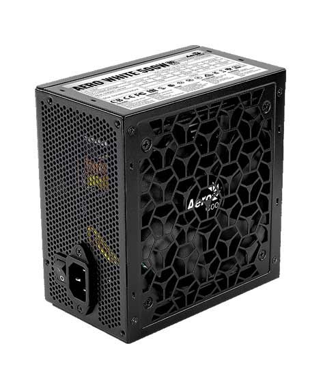 iShopping - AeroCool AERO WHITE 500W Power Supply Unit For Gaming CPU