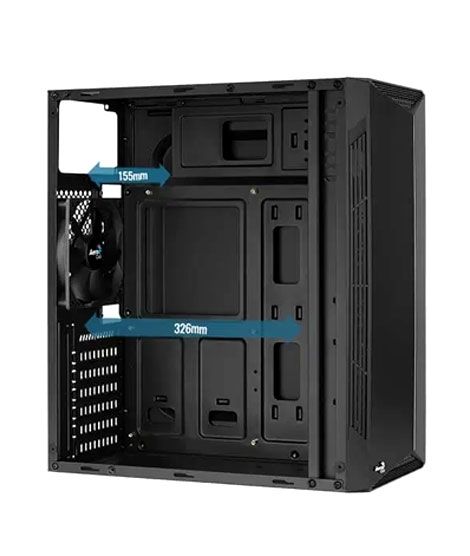 iShopping - AeroCool Split RGB Mid Tower Gaming Case Black