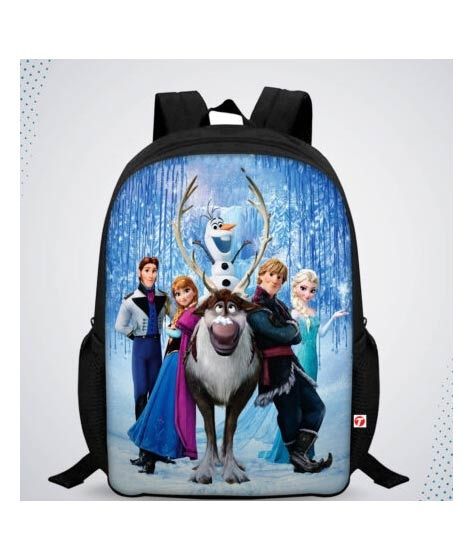 iShopping - Traverse Frozen Digital Printed Kids Bag - Black (T106S)