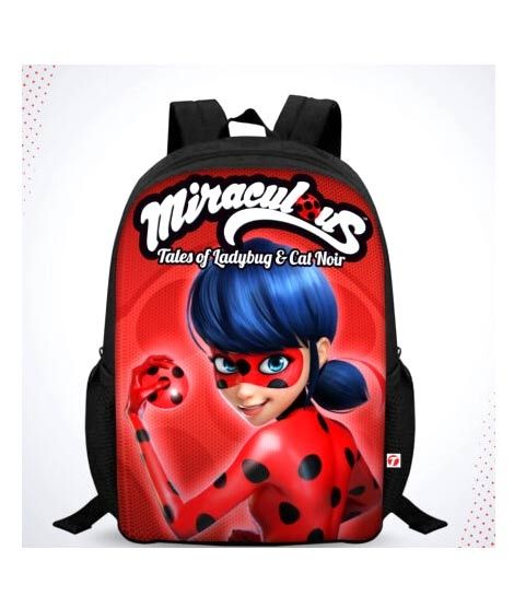 iShopping - Traverse Miraculous Printed Kids Bag - Black (T308S)