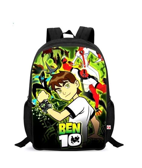 iShopping - Traverse Ben 10 Printed Kids School Bag - Black (T290S)