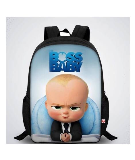 iShopping - Traverse Baby Boss Digital Printed Kids School Backpack - Black (T864S)