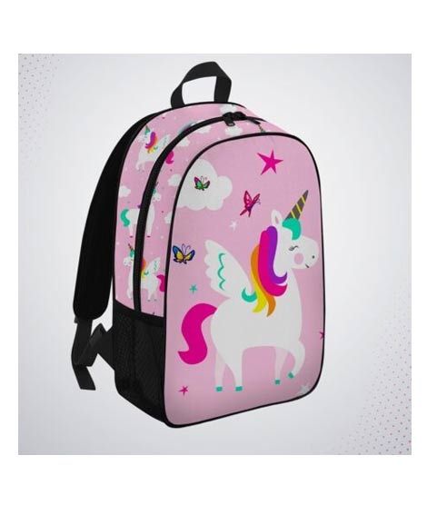 iShopping - Traverse Unicorn Allover Printed Kids School Backpack (T513KG)