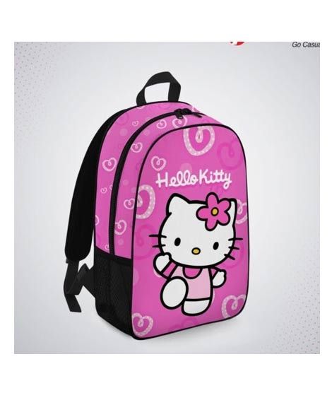 iShopping - Traverse Hello Kitty Printed Kids School Backpack (T598KG)