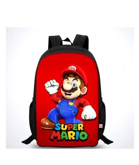 iShopping - Traverse Super Mario Printed Kids School Backpack (T483KG)