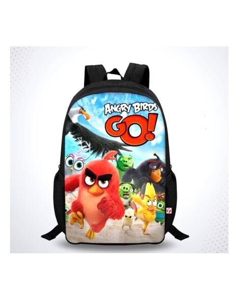 iShopping - Traverse Angry Bird Printed Kids School Backpack (T476KG)
