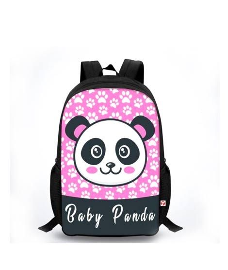iShopping - Traverse Baby Panda Printed Kids School Backpack (T472KG)