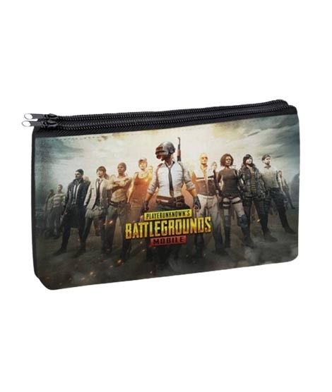 iShopping - Traverse PUBG Digitally Printed 2 Zipper Pencil Pouch (1056)