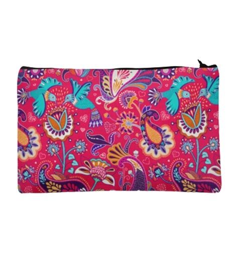 iShopping - Traverse Floral Design Digitally Printed Pencil Pouch For Girls (T915)