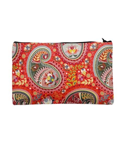 iShopping - Traverse Floral Design Digitally Printed Pencil Pouch For Girls (T910)