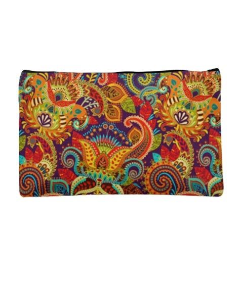 iShopping - Traverse Floral Design Digitally Printed Pencil Pouch For Girls (T911)