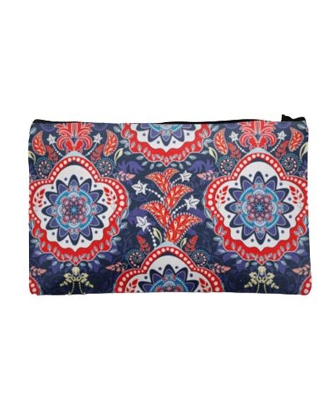 iShopping - Traverse Floral Design Digitally Printed Pencil Pouch For Girls (T907)