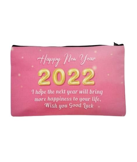 iShopping - Traverse Happy New Year 2022 Digitally Printed Pencil Pouch (T785)