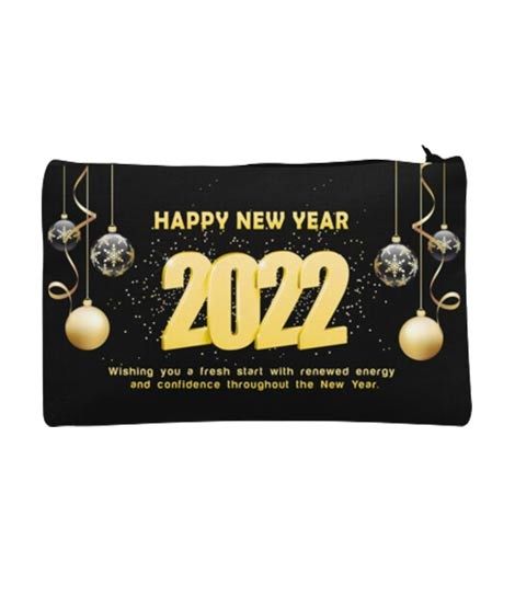 iShopping - Traverse Happy New Year 2022 Digitally Printed Pencil Pouch (T782)
