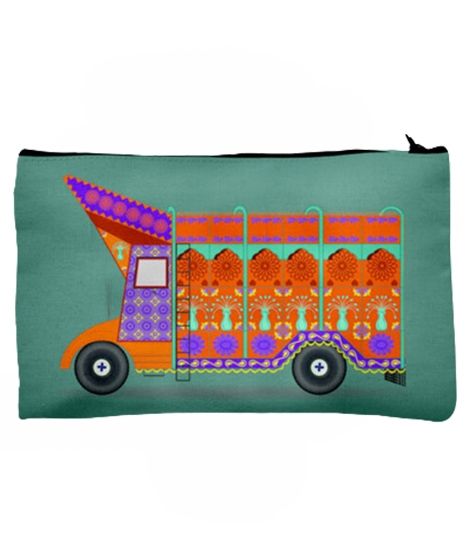iShopping - Traverse Truck Art Digitally Printed Pencil Pouch (T972)