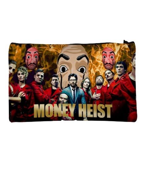 iShopping - Traverse Money Heist Digitally Printed Pencil Pouch (T796)