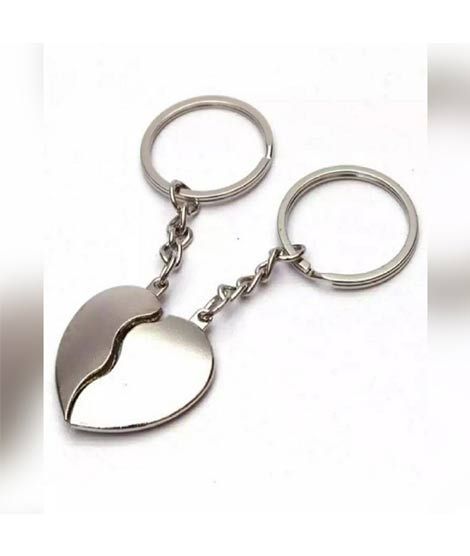 iShopping - Afreeto Broken Heart Metal Keychain Set