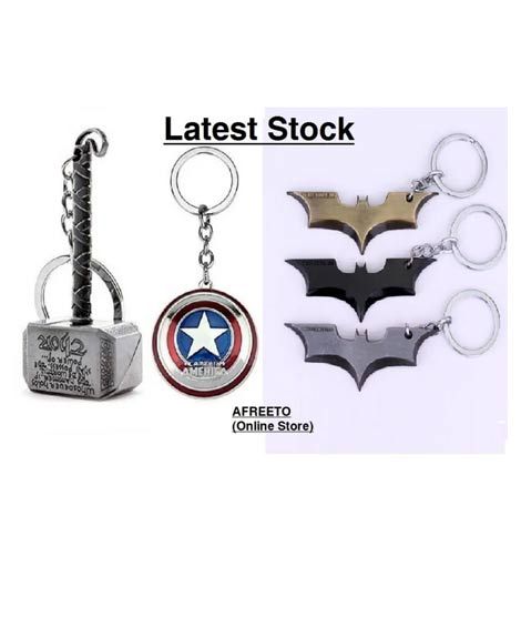 iShopping - Afreeto Marvel Avengers Keychain For Car Key