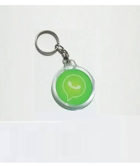 iShopping - Afreeto Plastic Whatsapp Logo Keychain