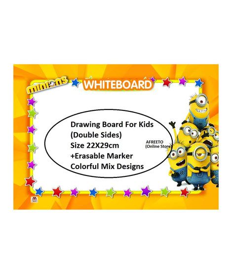 iShopping - Afreeto White Board with Black Board 2 in 1 for Kids